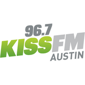 96.7 KISS FM radio logo