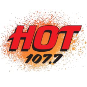 Hot 107.7 Birmingham, AL radio logo