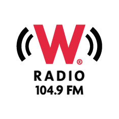 104.9 W Radio (Zacatecas y Guadalupe) - 104.9 FM - XHCCFL-FM - Grupo Radio Cañón - Zacatecas, Zacatecas radio logo