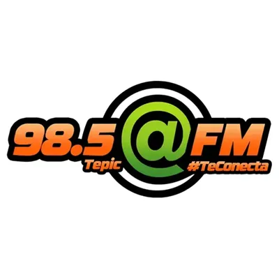 ARROBA FM 98.5 (Tepic) - 98.5 FM - XHEPIC-FM - Radiorama Nayarit - Tepic, Nayarit radio logo