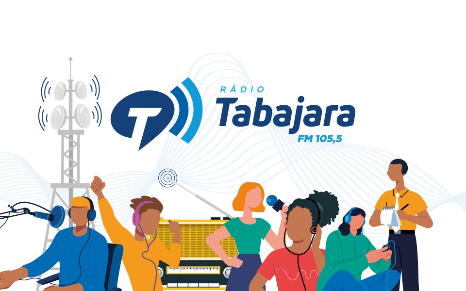 Tabajara FM 105,5 Mhz radio logo