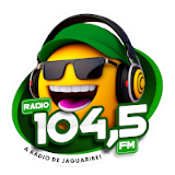 FM Rio Jaguaribe 104.5 radio logo