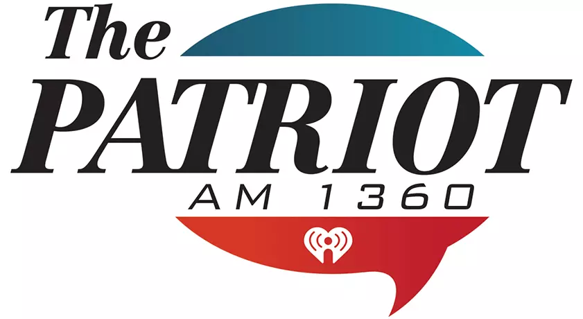 AM 1360 The Patriot radio logo