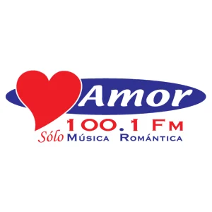 100.1 Amor (Mérida) - 100.1 FM - XHYU-FM - Grupo SIPSE Radio - Mérida, Yucatán radio logo