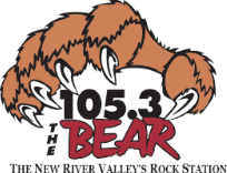 105.3 The Bear radio logo