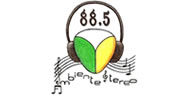 Ambiente stereo 88.5 FM radio logo