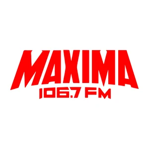 MAXIMA 106.7 (GDL) - 106.7 FM - XHOJ-FM - Radiorama de Occidente - Guadalajara, Jalisco radio logo