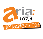 Aria 107.4 radio logo