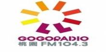 桃園GO GO104.3 radio logo