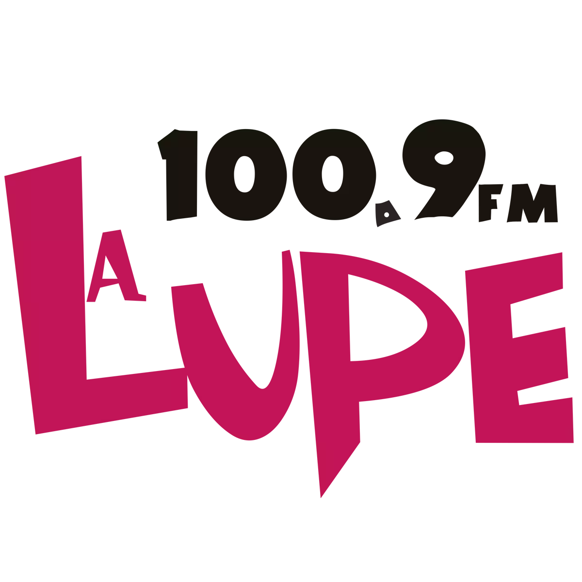 LA LUPE 100.9 (Xalapa) - 100.9 FM - XHALAPA-FM - Multimedios Radio - Xalapa, Veracruz radio logo