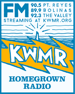 KWMR Point Reyes Station, California radio logo