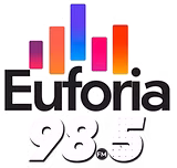 EUFORIA 98.5 (Parral) - 98.5 FM - XHJS-FM - VMedia Comunicaciones - Parral, Chihuahua radio logo