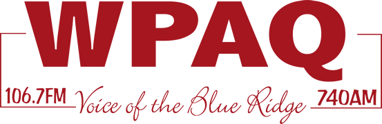 WPAQ 740AM 106.7FM Voice of the Blue Ridge radio logo
