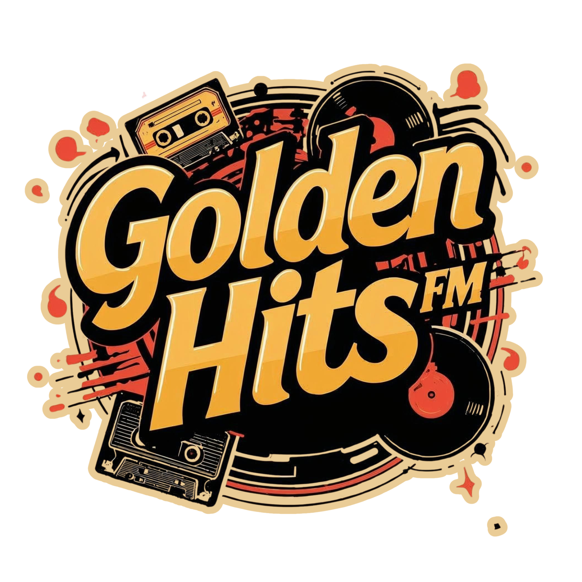 GOLDEN HITS FM radio logo