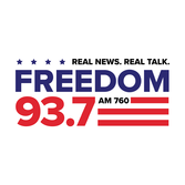 Freedom 93.7 radio logo