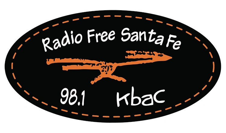 KBAC 98.1 Radio Free Santa Fe radio logo