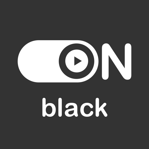 - 0 N - Black on Radio radio logo