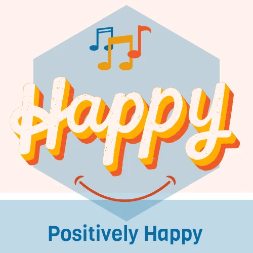 Positively Happy -om radio logo