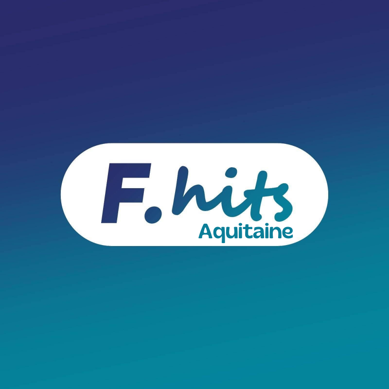 F. HITS AQUITAINE radio logo