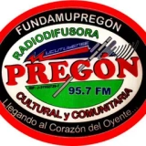 Pregón 95.7 FM radio logo