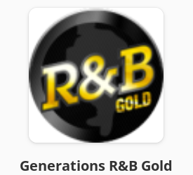 🕺 Générations RNB Gold radio logo