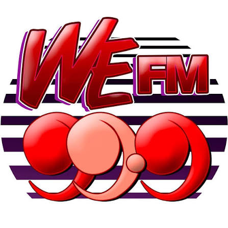 WE FM 99.9 SVG radio logo