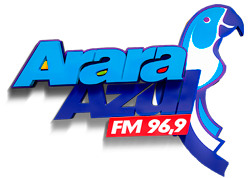 Arara azul FM radio logo