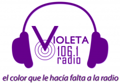 VIOLETA RADIO 106.1 (CDMX) - 106.1 FM - XHCDMX-FM - Alianza por el Derecho Humano de las Mujeres a Comunicar, A.C. - Ciudad de México radio logo