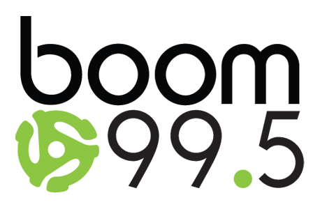 CHOO-FM "Boom 99.5" Drumheller, AB radio logo