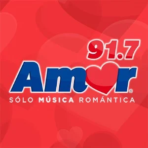91.7 Amor (Xalapa) - 91.7 FM - XHOZ-FM - Cuatro Media Telecomunicaciones - Xalapa, Veracruz radio logo