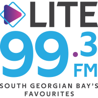 CJGB-FM "LITE 99.3" Meaford, ON radio logo