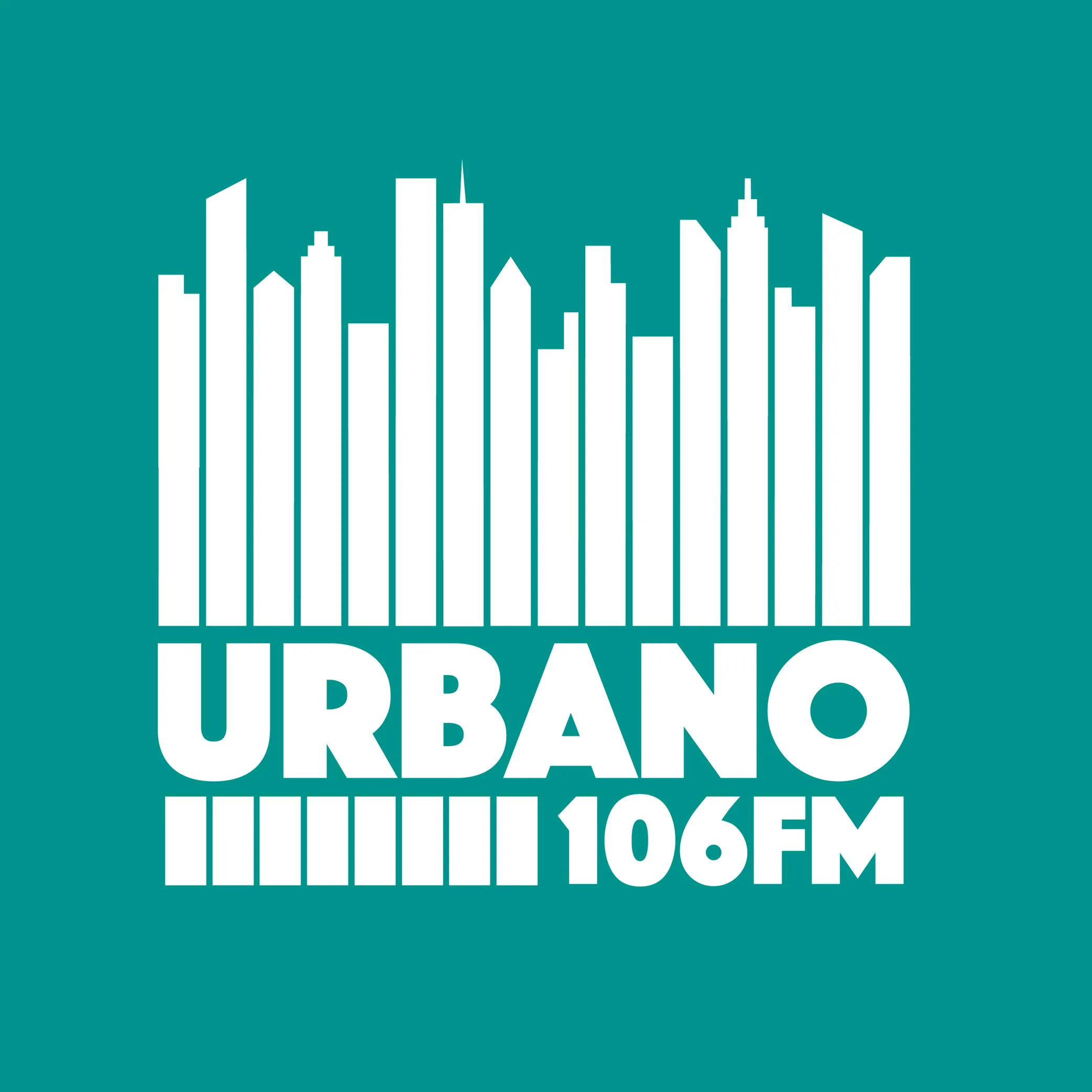 Urbano 106 - 105.9 FM - San José, Costa Rica radio logo