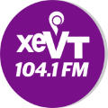 XEVT 104.1 FM - XHVT, Telereportaje, FM 104.1, Villahermosa, Tabasco, Mexico radio logo