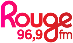 CFIX-FM "Rouge FM 96.9" Saguenay, QC radio logo