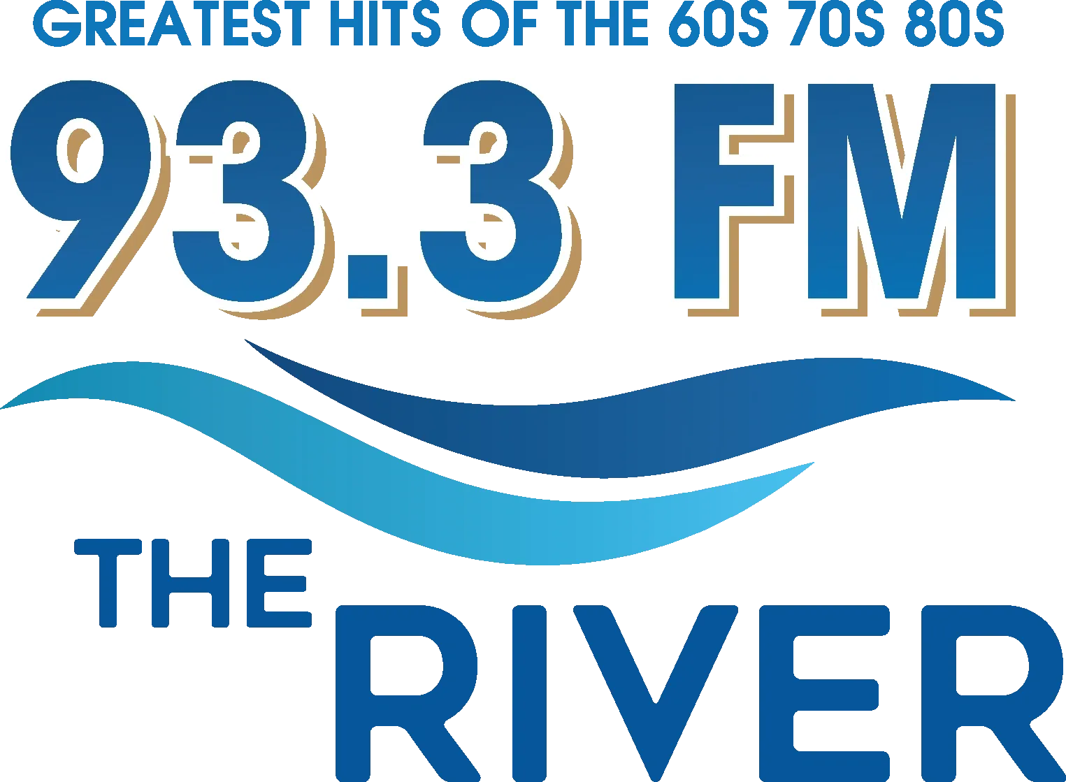 WPLX-LP 93.3 The River radio logo