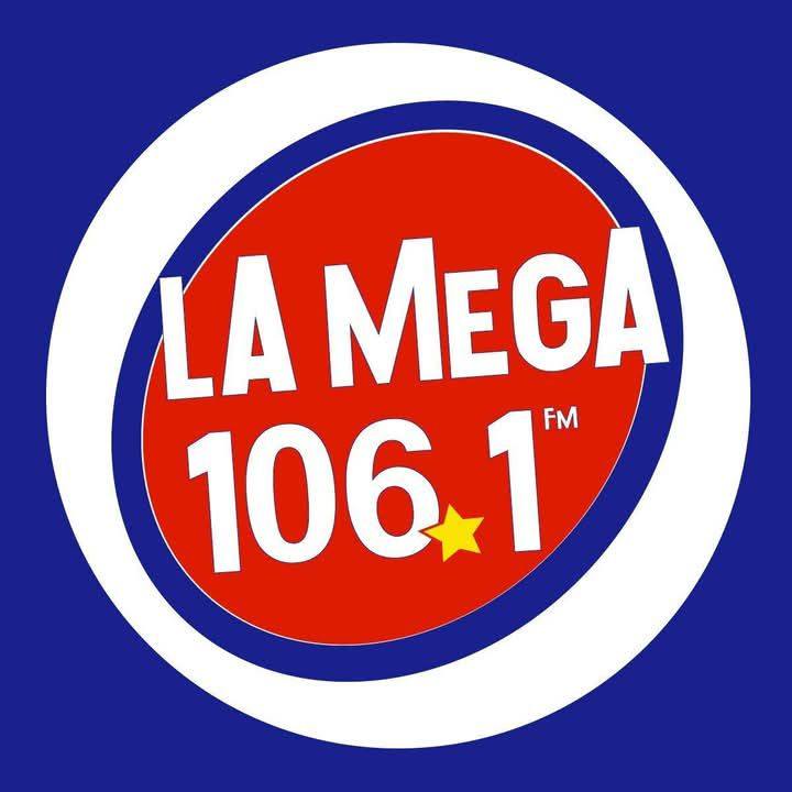 LA MEGA 106.1 (Agua Dulce) - 106.1 FM - XHSCID-FM - Comunicación Hidromila - Agua Dulce, Veracruz radio logo
