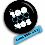 La 100 Santa Rosa FM 105.3 radio logo