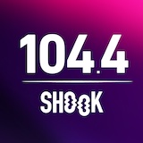 Shook 104.4 radio logo