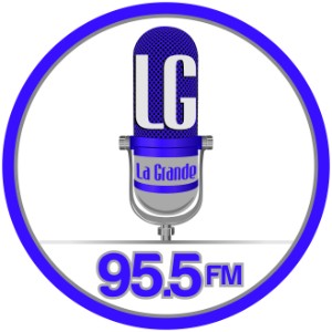 LG LA GRANDE 95.5 (León) - 95.5 FM - XHELG-FM - Promomedios - León, Guanajuato radio logo