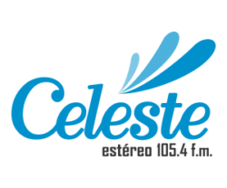 Celeste Estéreo 105.4 FM radio logo