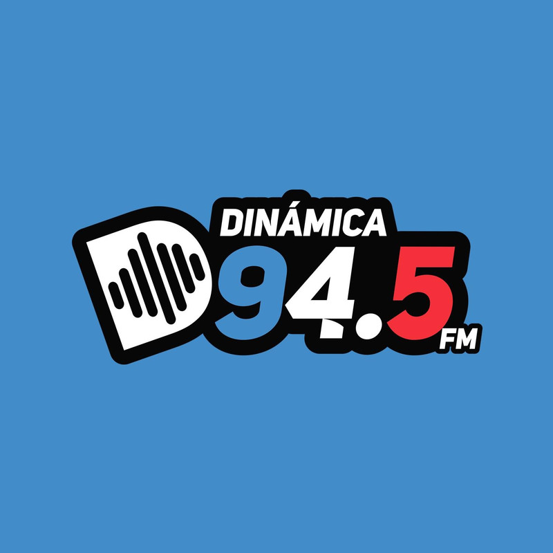 94.5 Dinámica (Piedras Negras) - 94.5 FM - XHTA-FM - Grupo Radio Zócalo - Piedras Negras, Coahuila radio logo