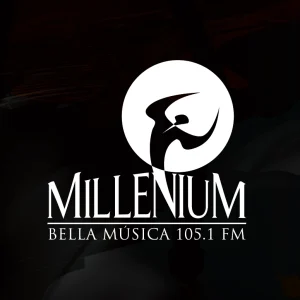 105.1 Millenium Bella Música (GDL) - 105.1 FM - XHMBM-FM - Promomedios - Guadalajara, Jalisco radio logo