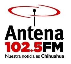 ANTENA 102.5 (Chihuahua) - 102.5 FM - XHES-FM - GRD Multimedia - Chihuahua, Chihuahua radio logo
