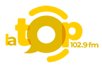 La Top 102.9 FM - San Pedro Sula, Honduras radio logo