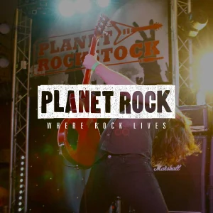 PLANET ROCK: Where Rock Lives radio logo