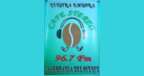 Cafe Stereo 96.7 FM radio logo
