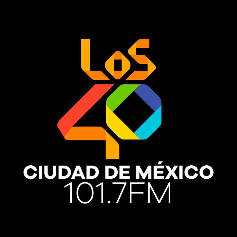 101.7 LOS40 (CDMX) - 101.7 FM - XEX-FM - Radiópolis - Ciudad de México radio logo