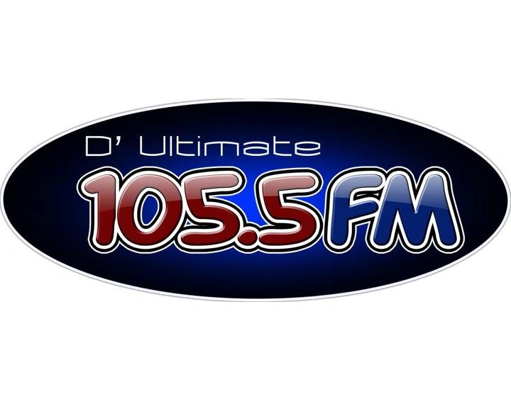 D' Ultimate 105.5 FM radio logo