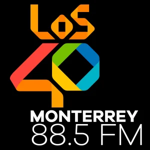 LOS40 88.5 (Monterrey) - 88.5 FM - XHWAG-FM - Radiópolis - Monterrey, Nuevo León radio logo