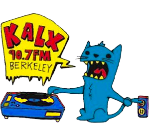 KALX 90.7FM Berkeley radio logo